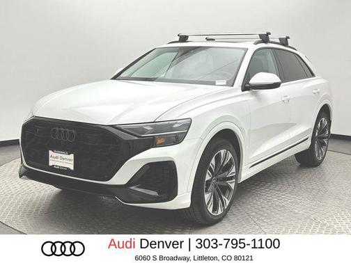 Carrara White 2025 Audi Q8 55 Premium
