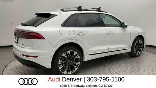Carrara White 2025 Audi Q8 55 Premium