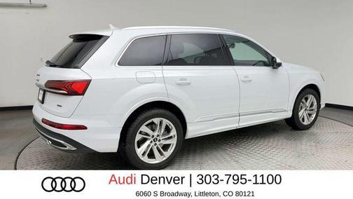 Glacier White Metallic 2022 Audi Q7 55 Premium Plus