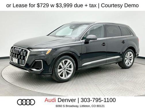 Black Metallic 2025 Audi Q7 55 Premium Plus
