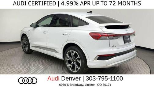 Glacier White Metallic 2023 Audi Q4 e-tron Prestige 50 quattro