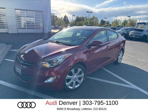 Red Allure 2012 Hyundai ELANTRA Limited