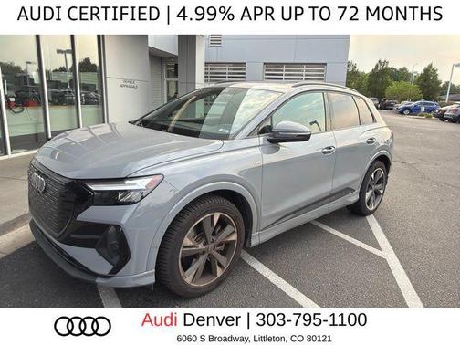 Pebble Gray 2024 Audi Q4 e-tron Premium Plus