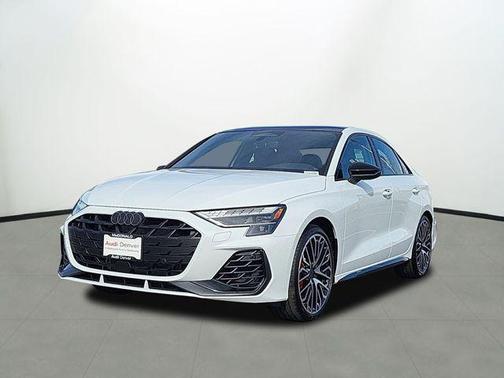glacier white metallic 2026 Audi S3 TFSI quattro S tronic Sedan