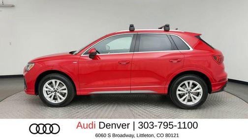 Progressive Red Metallic 2025 Audi Q3 45 S line Premium Plus