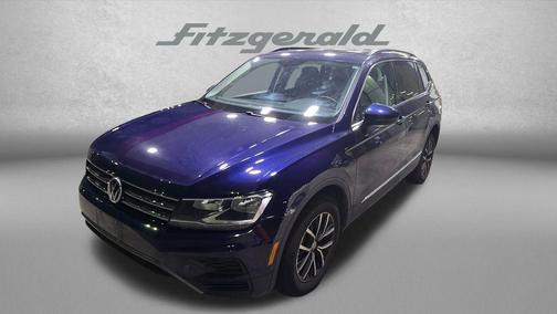 Atlantic Blue Metallic 2021 Volkswagen Tiguan 2.0T SE