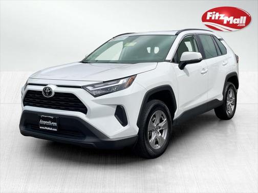 White 2022 Toyota RAV4 XLE