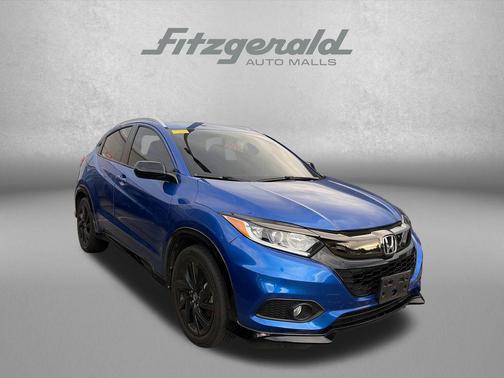 Aegean Blue Metallic 2022 Honda HR-V AWD Sport