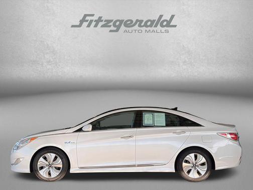 Porcelain White Pearl 2014 Hyundai SONATA Hybrid Limited