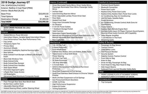 2018 Dodge Journey GT