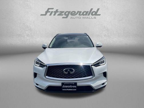Radiant White 2023 INFINITI QX50 LUXE AWD