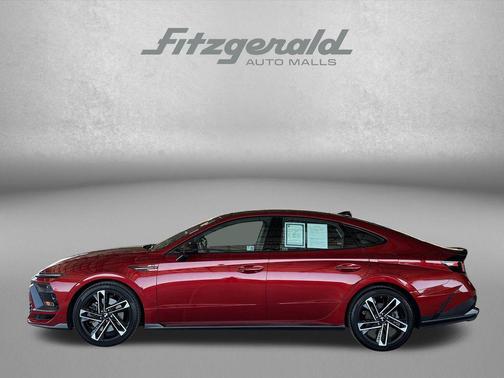 Ultimate red 2025 Hyundai SONATA N Line