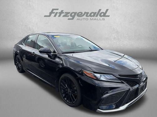 Midnight Black Metallic 2022 Toyota Camry XSE