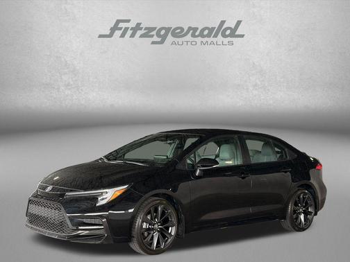 Midnight Black Metallic 2025 Toyota Corolla SE