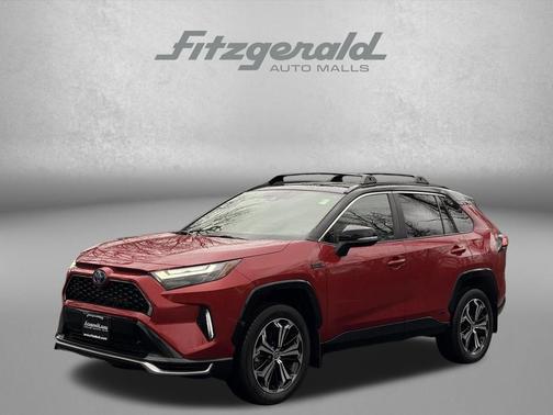 Supersonic Red/Midnight Black Metallic 2022 Toyota RAV4 Prime XSE