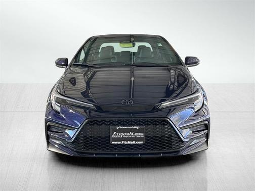 Blueprint/Midnight Black Metallic 2025 Toyota Corolla XSE