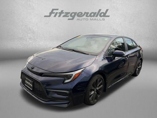 Blueprint/Midnight Black Metallic 2025 Toyota Corolla XSE