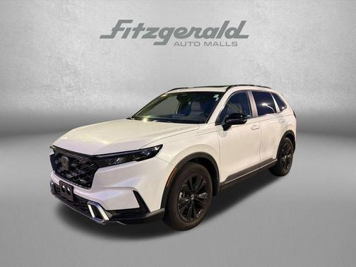 Platinum White Pearl 2024 Honda CR-V Hybrid Sport Touring AWD