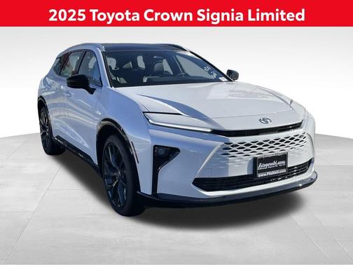Oxygen White 2025 Toyota Crown Signia Limited SUV
