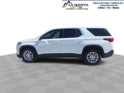 Summit White 2023 Chevrolet Traverse LS