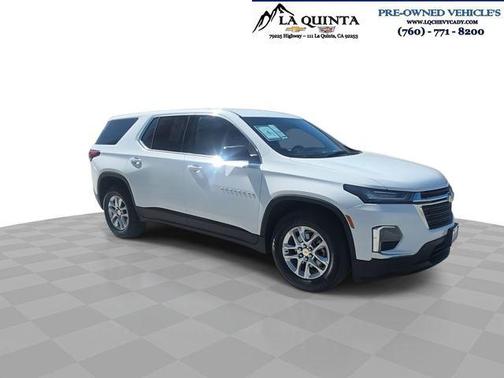 Summit White 2023 Chevrolet Traverse LS