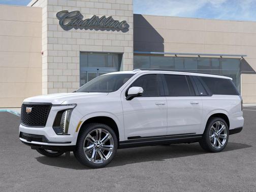 Vibrant White Tricoat 2026 Cadillac Escalade ESV Sport
