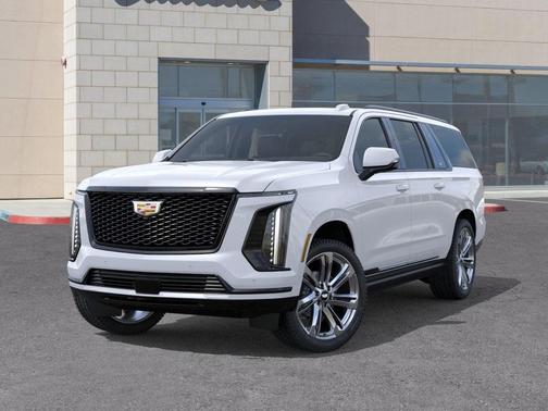 Vibrant White Tricoat 2026 Cadillac Escalade ESV Sport