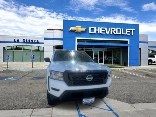 Glacier White 2024 Nissan Frontier S
