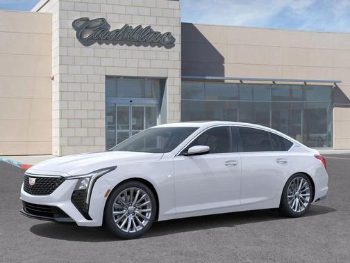 Vibrant White Tricoat 2026 Cadillac CT5 Premium Luxury