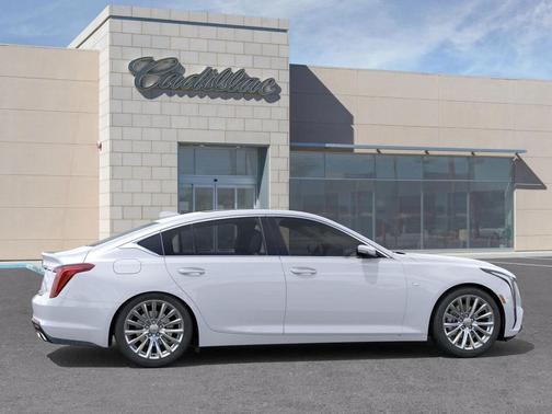 Vibrant White Tricoat 2026 Cadillac CT5 Premium Luxury