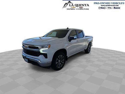 Summit White 2023 Chevrolet Silverado 1500 LT