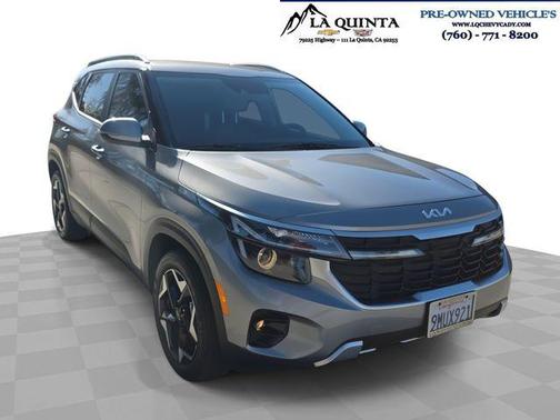 Steel Gray 2024 Kia Seltos EX