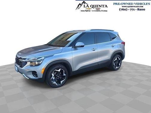 Steel Gray 2024 Kia Seltos EX