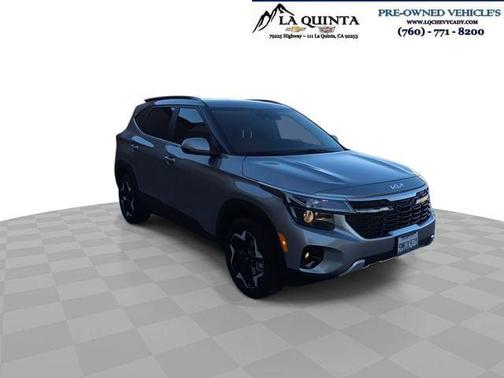 Steel Gray 2024 Kia Seltos EX