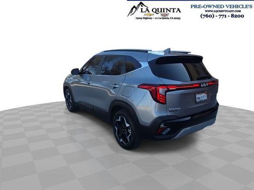 Steel Gray 2024 Kia Seltos EX