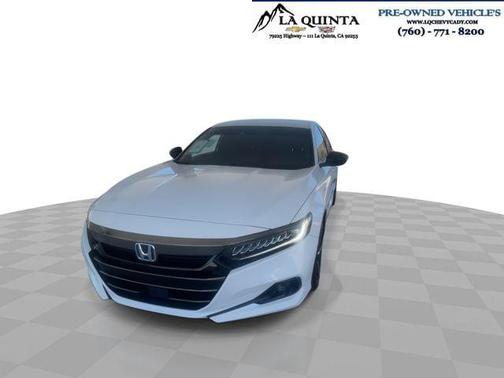 Platinum White Pearl 2022 Honda Accord Hybrid Sport