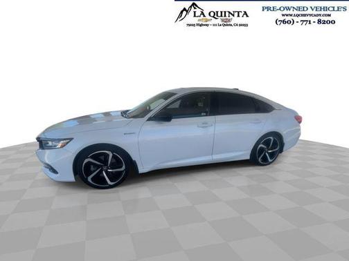 Platinum White Pearl 2022 Honda Accord Hybrid Sport