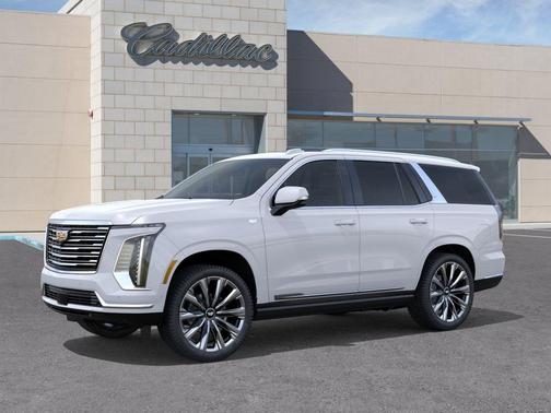 Vibrant White Tricoat 2026 Cadillac Escalade Sport Platinum