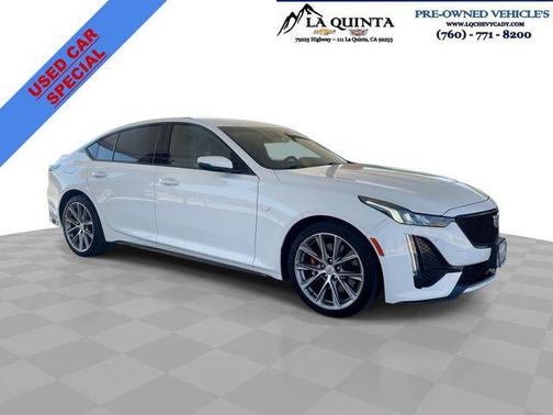 Summit White 2023 Cadillac CT5 Sport