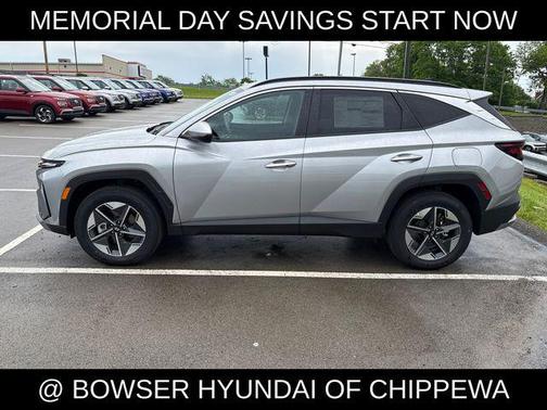 Shimmering Silver 2026 Hyundai TUCSON Hybrid SEL