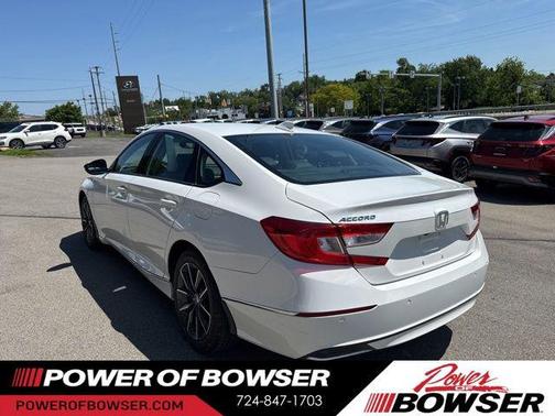 Platinum White 2021 Honda Accord EX-L 1.5T