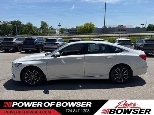 Platinum White 2021 Honda Accord EX-L 1.5T