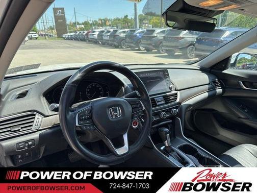 Platinum White 2021 Honda Accord EX-L 1.5T