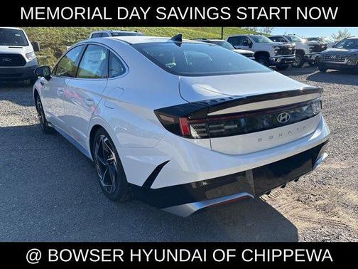 Serenity White 2026 Hyundai SONATA SEL