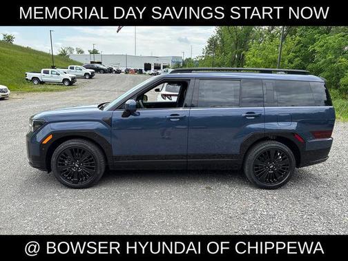 Atlantis Blue 2026 Hyundai SANTA FE HEV Calligraphy