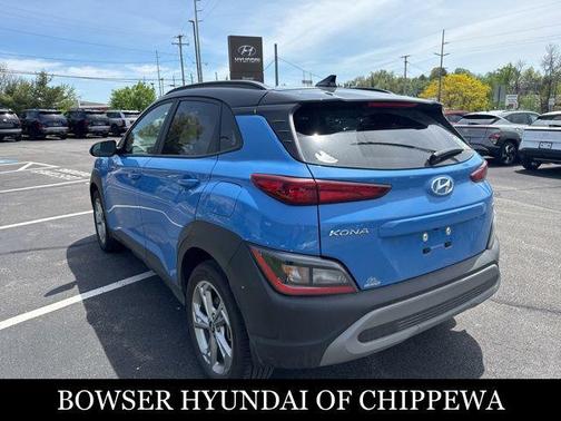 Blue Wave w/Black Rook 2022 Hyundai KONA SEL