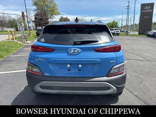 Blue Wave w/Black Rook 2022 Hyundai KONA SEL