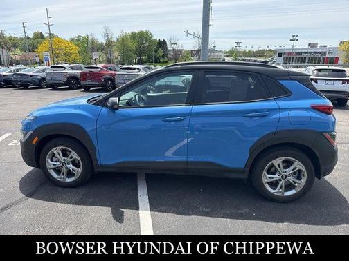 Blue Wave w/Black Rook 2022 Hyundai KONA SEL