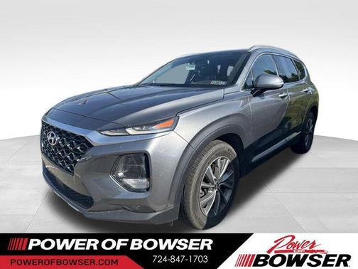Machine Gray 2019 Hyundai SANTA FE Ultimate 2.4