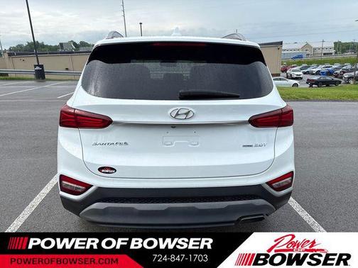Quartz White 2019 Hyundai SANTA FE Limited 2.0T
